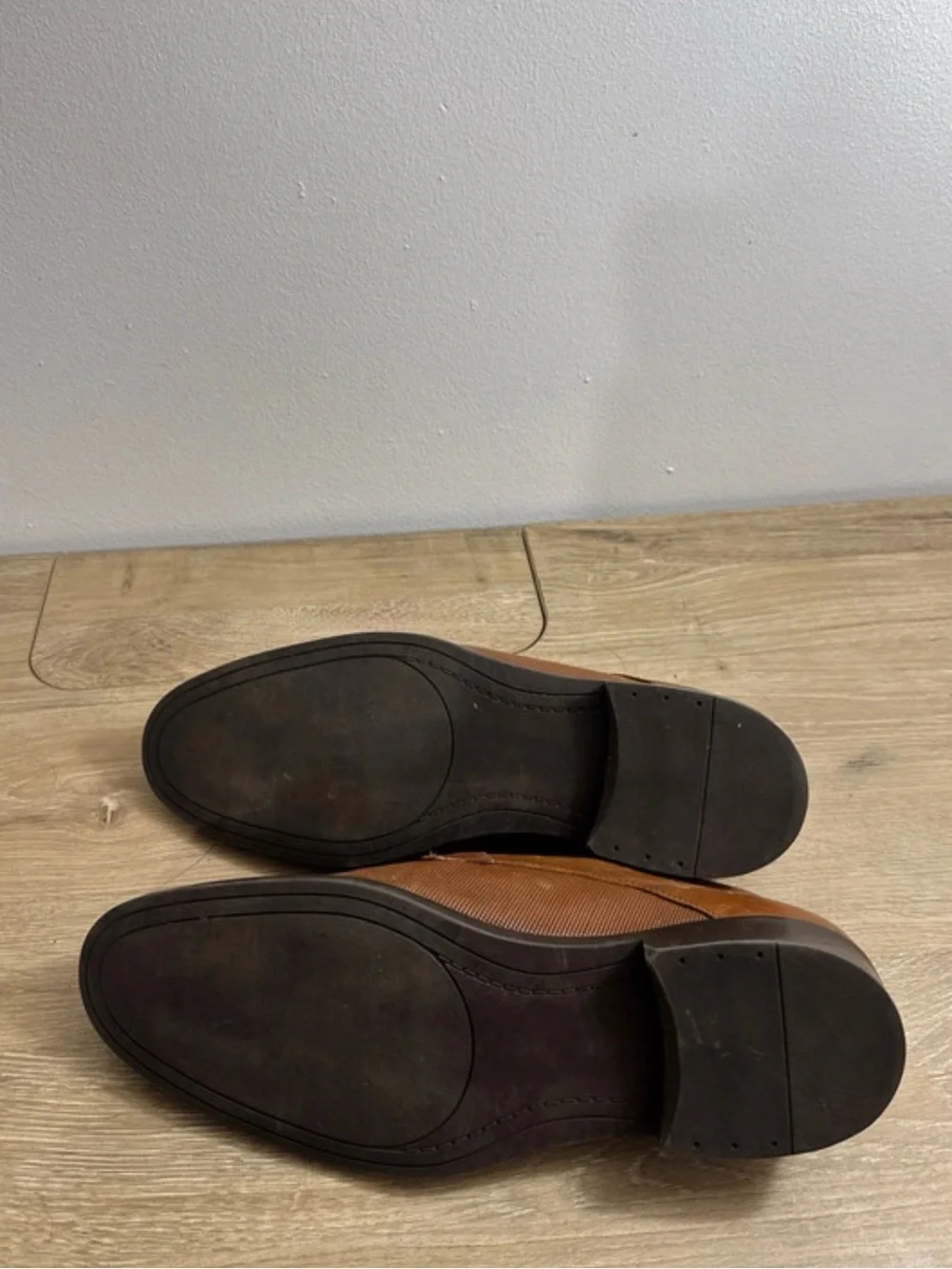 Brown Men's Leather Dress Oxfords size 11